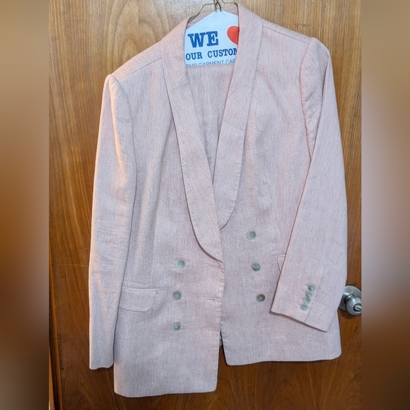 REBECCA TAYLOR SLUB SUIT PANT - Picture 4 of 8